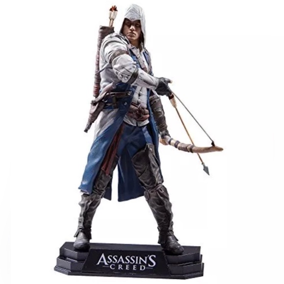 Assassins Creed 7” Action Figure Connor #5 Red Wave Color Tops Collector Edition - Picture 5 of 14